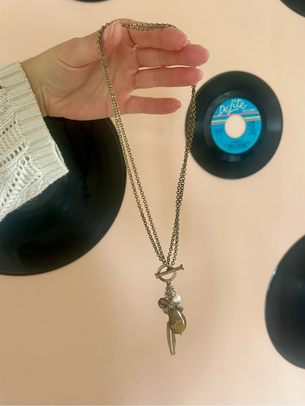 Lariat Charm Necklace